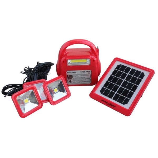 Rock Light Solar RL-4990 Power Bank Emergency Light