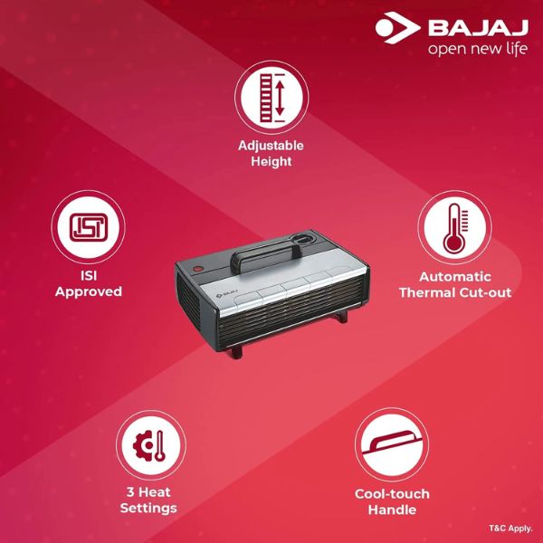 BAJAJ 200W Majesty RX 7 Heat Convector Room Heaters