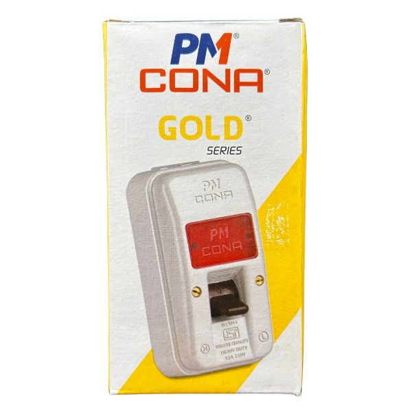 PM Cona 32 Amp With Indicator ISI Marked DP Switch Box