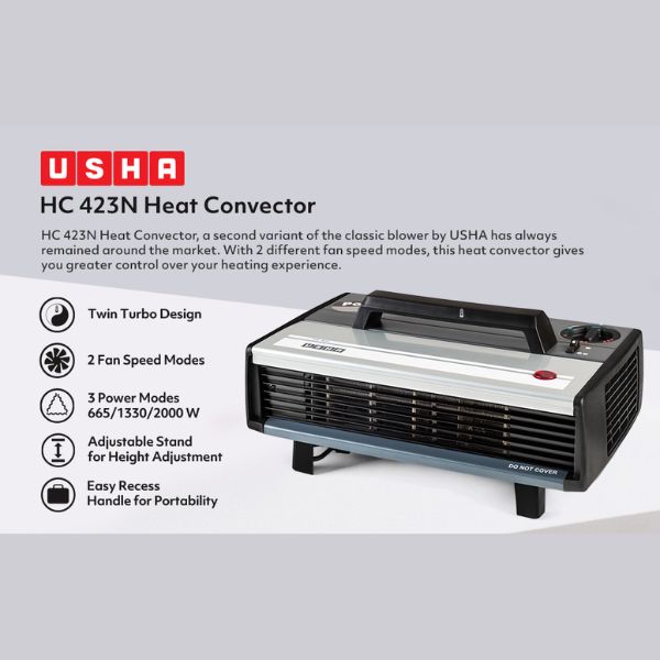 USHA 2000W Heat Convector Blower Room Heaters