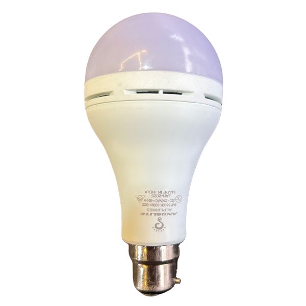 Andslite ALPL9WE3 9 Watt Rechargeable Emergency LED Bulb