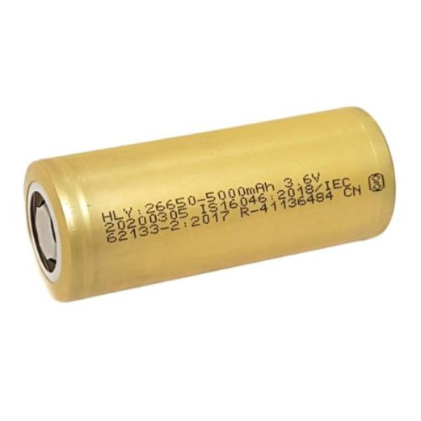 HLY 26650 5000 mAh 3.6V Lithium Battery