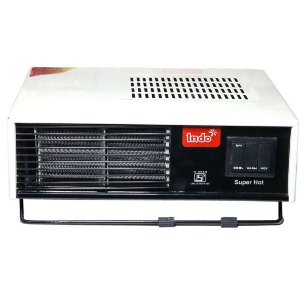 Indo Super Hot Heat Convector 2000 Watt Metal Body Fan Room Heater