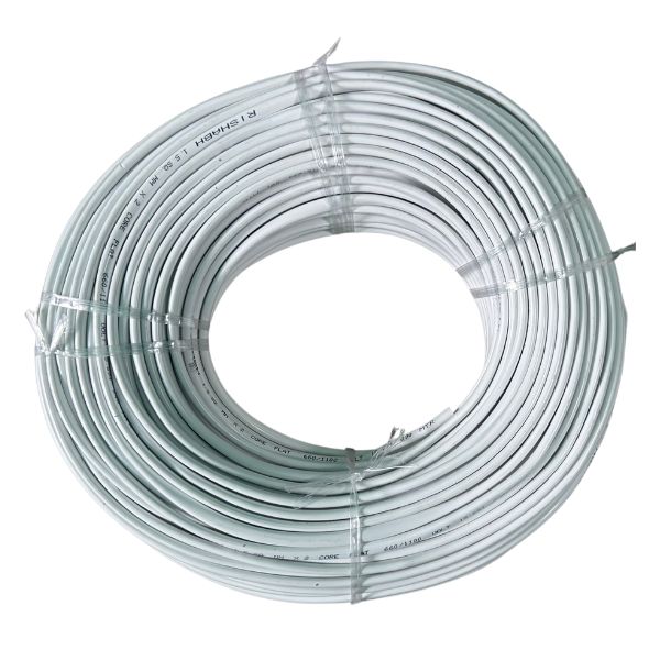 Rishabh 1.5 MM 2 Core Round Copper Wire Cables