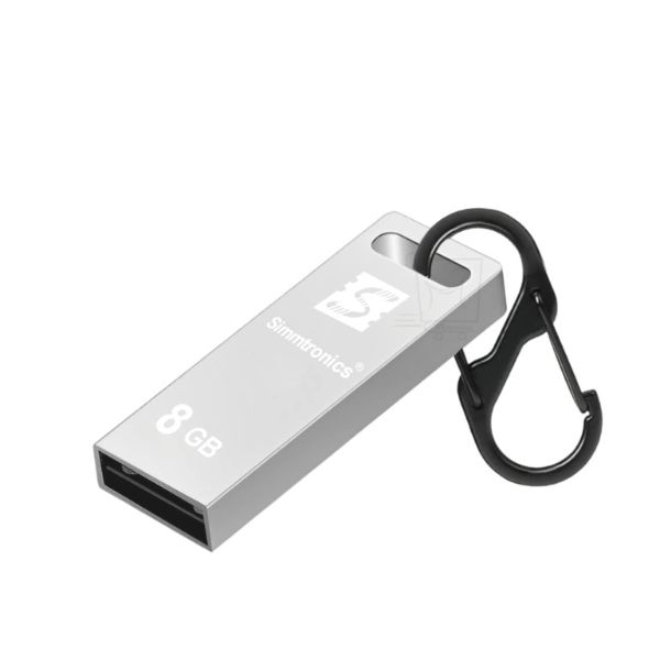Simmtronics 8 GB Metal USB 2.0 Flash Drive Pendrives