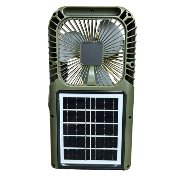Rocklight RL-5690 Mini Fan With Light Solar Home Light Back
