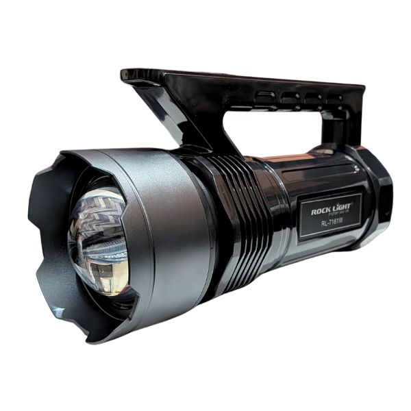 Rock Light RL-7161W 3 KM Range Zooming Metal Torch Light