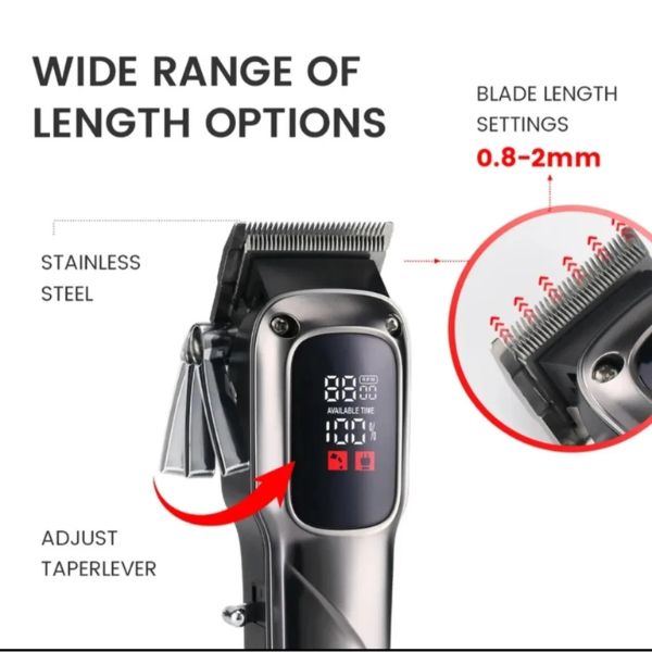 Geemy GM-8051 Professional Hair Clipper Trimmer Side
