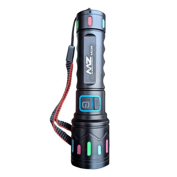 MZ M036 Zoomable LED Metal Torch Light