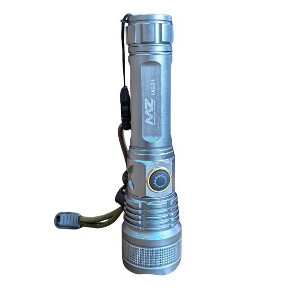 MZ M931 Metal Zoomable 5 Mode Flashlight Torch Lights