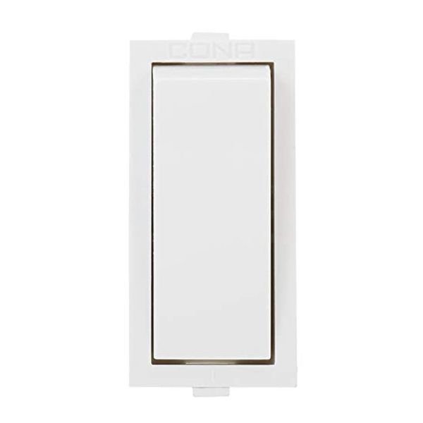 PM Cona Status 6 Amp 1 Way Modular Switch Side
