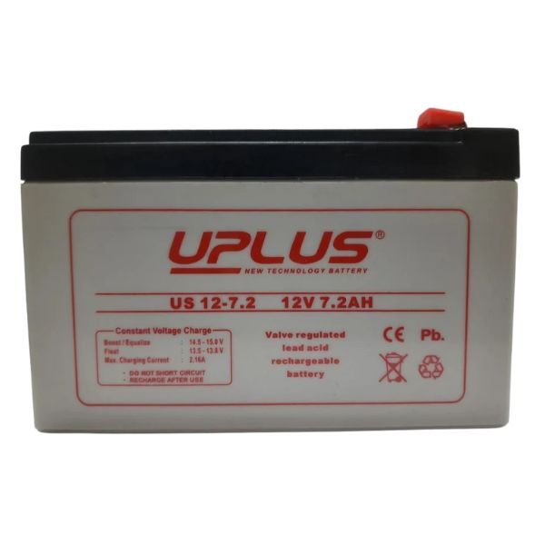 UPlus 12 Volt 7Ah 7200 mAh Lead Battery