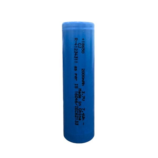 CJ 2000 mAh 3.7V 18650 Lithium Cell Battery