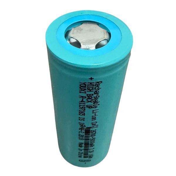 Youxi 26700 5000 mAh 3.2V Lithium Battery Top
