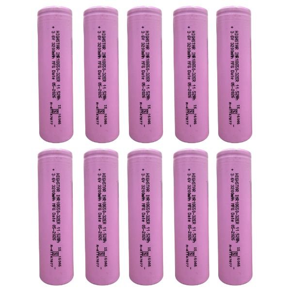 Highstar 3200 mAh Original 32E 18650 Lithium Battery 10Pcs