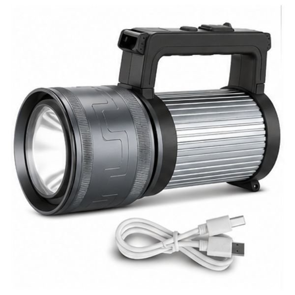 Rock Light RL-M75 3 KM Range Zooming Metal Torch Light